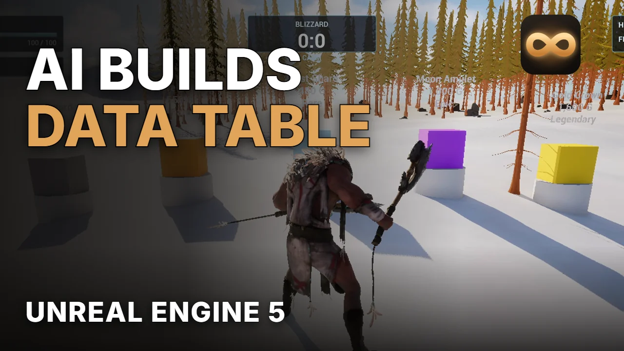 Unreal Engine Data Table: AI Builds a Shop From a Table | GameDev Core