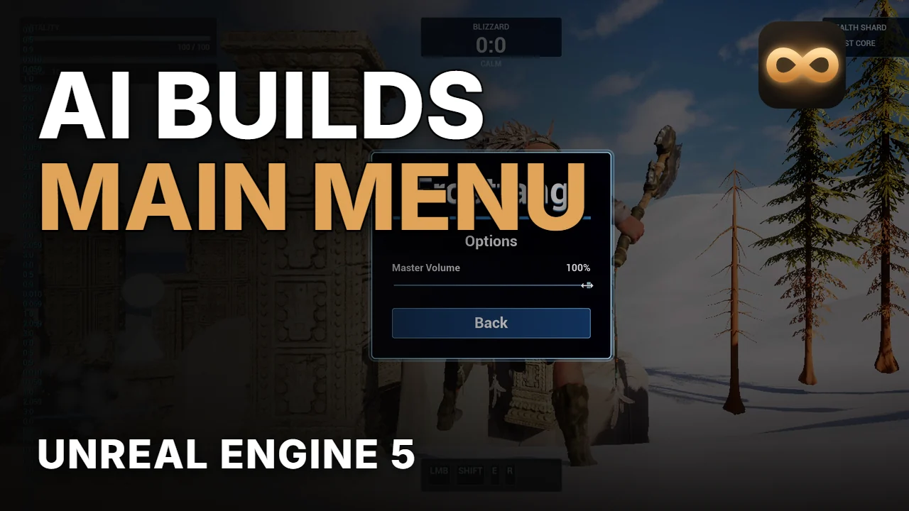 Unreal Engine 5 Main Menu: AI Builds It From One Request | GameDev Core